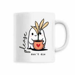 Mug "All I Need is Plants" - Céramique 330ml - Mug plantes tout blanc ou intérieur noir - 