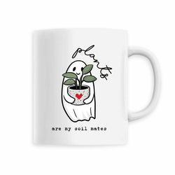 Mug "All I Need is Plants" - Céramique 330ml - Mug plantes tout blanc ou intérieur noir - 