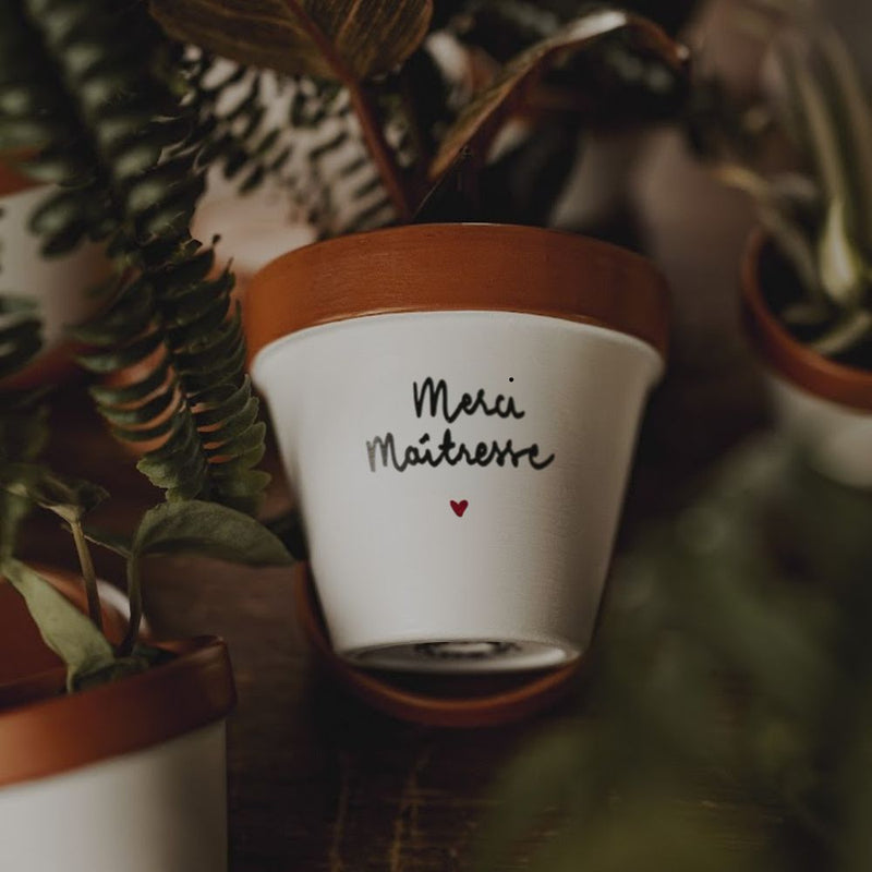 pot de fleur personnalise merci maitresse cadeau maitresse personnalise cadeau maitresse noel fin annee scolaire cadeau nounou cadeau atsem cadeau instituteur instit institutrice cadeau personnalise maitresse maitre ecole cadeau original maitresse