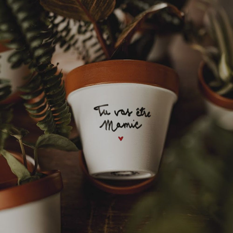 Pot de fleur - Tu vas être mamie