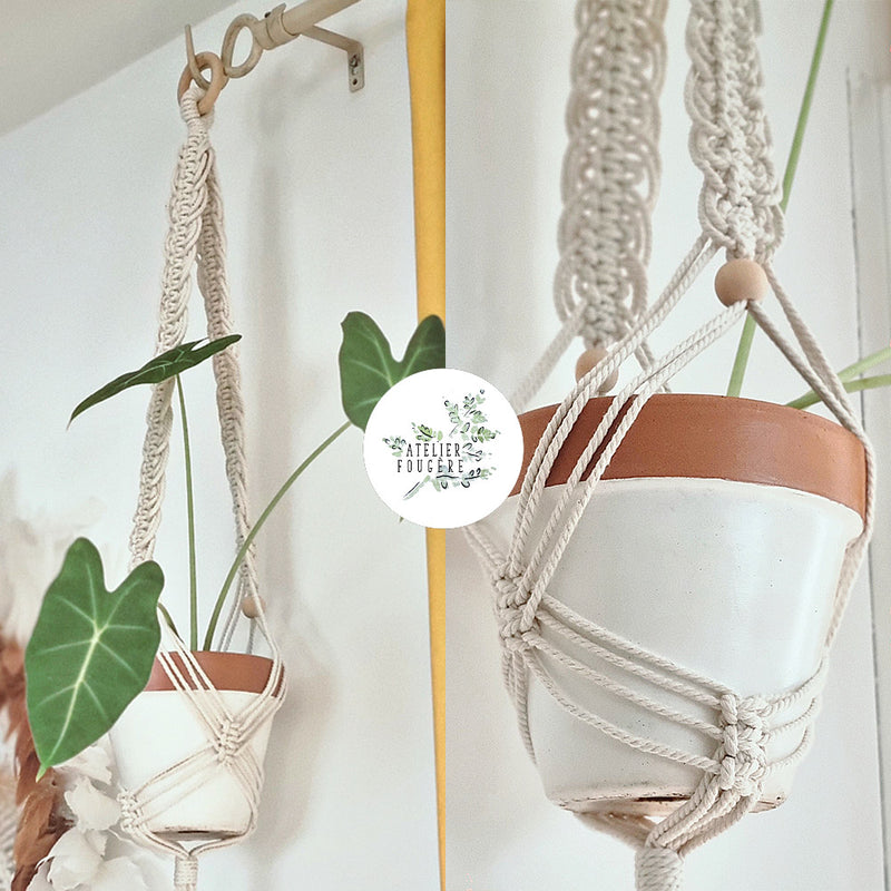 Suspension Plante en macramé Aphrodite fait-main avec amour ♥