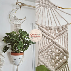 suspension plante macramé morphée