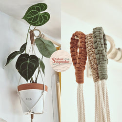 suspension plante macrame artemis