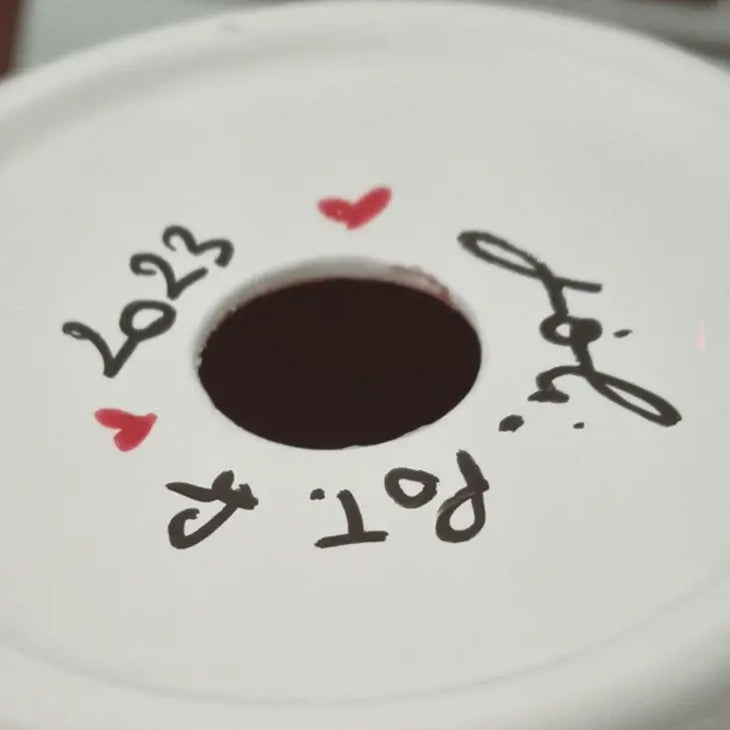 Pot de fleur "La plus belle des fleurs c'est toi Mamie ♥"