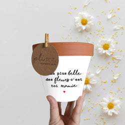 pot de fleur personnalisé fete des grand meres pot de fleur mamie
