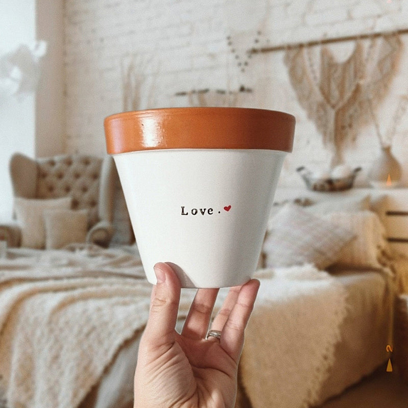 pot de fleur personnalisé love amour idée cadeau femme cadeau couple amie amitié, cadeau saint valentin personnalisé, cadeau personnalisé st valentin, cadeau original plante lover addict plantes vertes