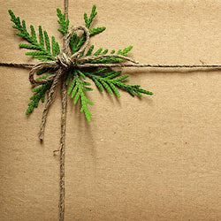 Pot emballé dans du papier de soie. ♥